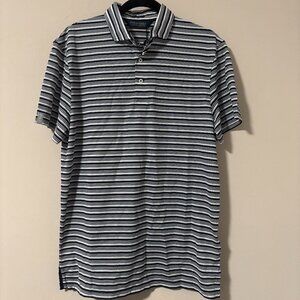 Polo golf ralph lauren shirt blue stripes NWT size M mens ORG. $98.50